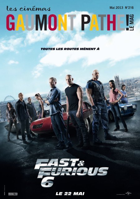 Mai 2013 - Cinémas Gaumont Pathé