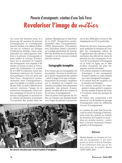 No 06 Le métier d'enseignant.pdf - Etat du Valais