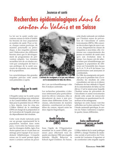 No 06 Le métier d'enseignant.pdf - Etat du Valais