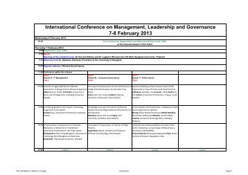 ICMLG 2013 Timetable 0115-BR.xlsx - Academic Conferences