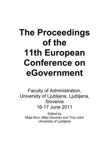 6th European Conference - Academic Conferences