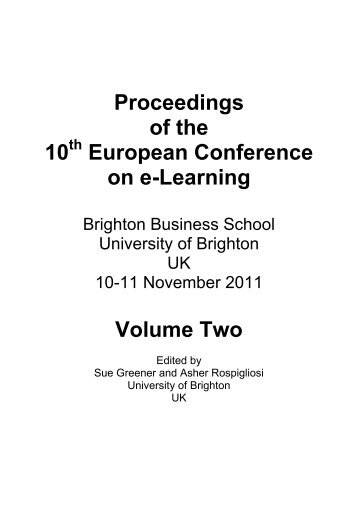 Volume Two - Academic Conferences