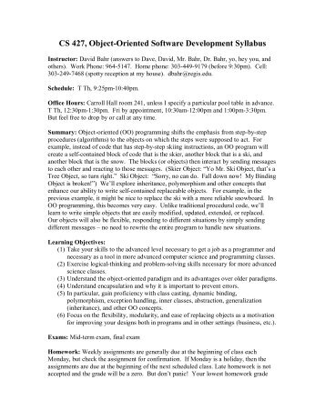 Advanced Web Design Course Syllabus Advanced Web Design Course Syllabus
