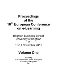 learning - Academic Conferences Limited