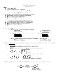 CHEMISTRY 314-01 MIDTERM # 1 – answer key September 29 ...