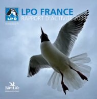 Rapport d'activité 2009 - LPO