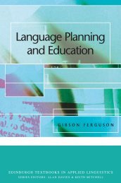Gibson Ferguson Language Planning and Education Edinburgh ...