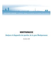 Analyse et diagnostic du quartier de la gare Montparnasse - Apur