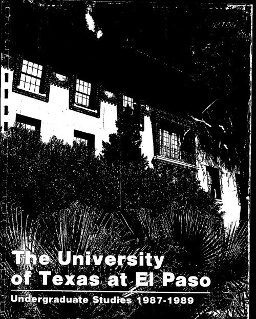 1 - Academics Portal Index &gt; Home - University of Texas at El Paso