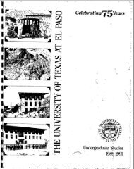 1985-@1 - Utep - University of Texas at El Paso