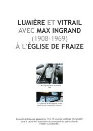 Lumière et vitrail avec Max Ingrand - La Costelle