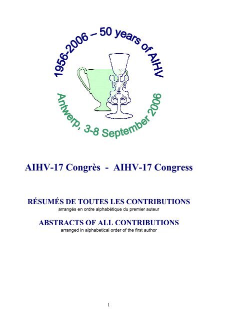 AIHV-17 Congress
