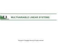 7.3 MULTIVARIABLE LINEAR SYSTEMS - Utep