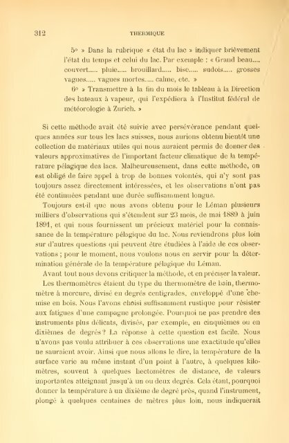 Le Léman, monographie limnologique - Société Nautique Montreux ...