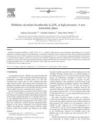 Dilithium zirconium hexafluoride Li2ZrF6 at high ... - ResearchGate
