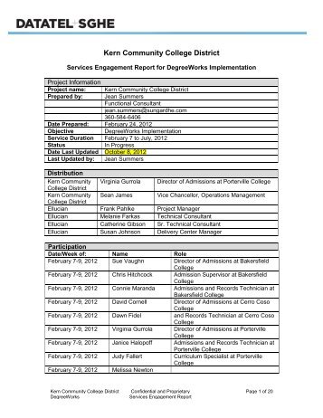 Addendum II.B.3 - Accreditation - Bakersfield College