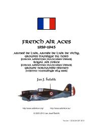 French Air Aces 1939-1945 - Jan J. Safarik: Air Aces - Safarikovi.org