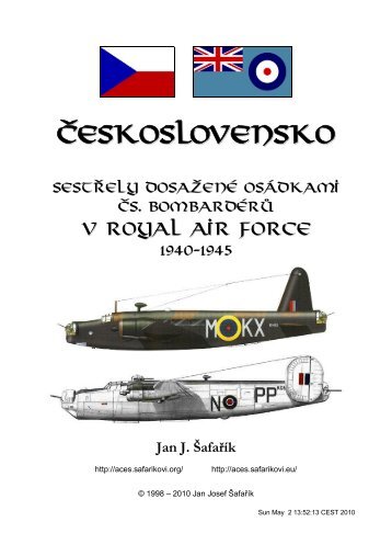 ?eskoslovensko - Jan J. Safarik: Air Aces - Safarikovi.org