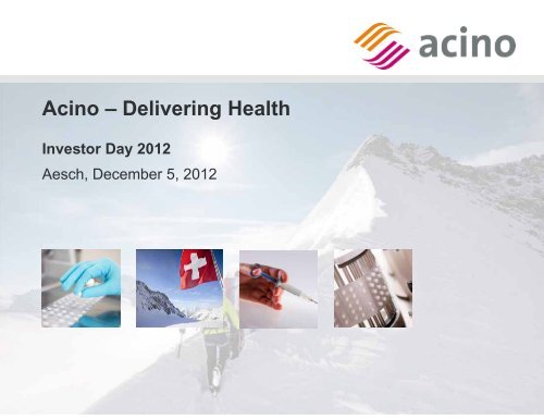 Acino ? Delivering Health