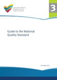 Guide to the National Quality Standard - acecqa