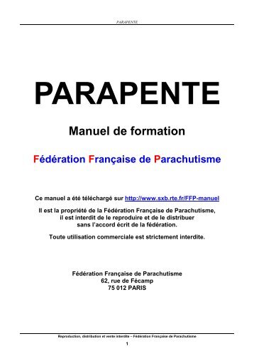 Manuel de formation - FFP