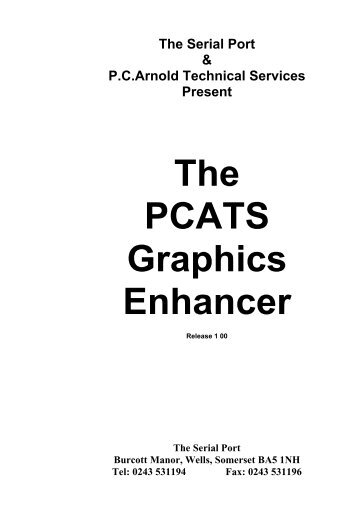 The PCATS Graphics Enhancer