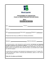 Programme de subvention pour la renaturalisation des rives