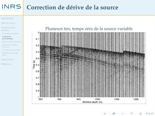 Méthodes sismiques 11 - Profilage sismique vertical - liamg