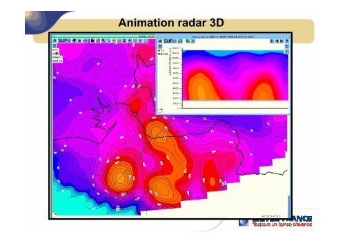 Les champs radar 3D - la prévision opérationnelle : cas ...