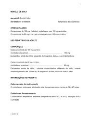 MODELO DE BULA Ascaridil® Comprimidos cloridrato ... - Netfarma