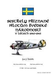 Sweden - Victories Of The Swedish Fighter Pilots - Jan J. Safarik: Air ...