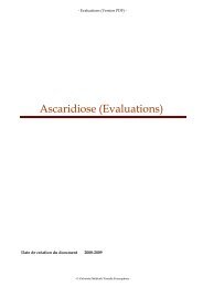 Ascaridiose (Evaluations)
