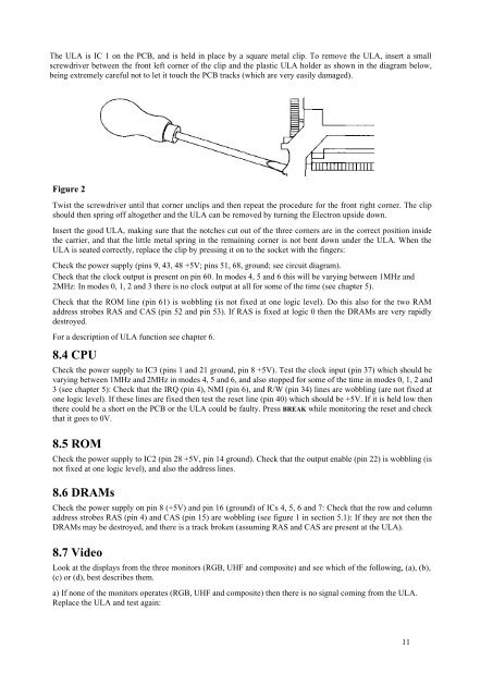 Acorn Electron Service Manual