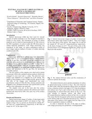 textural analysis of carbon materials by optical microscopy and ...