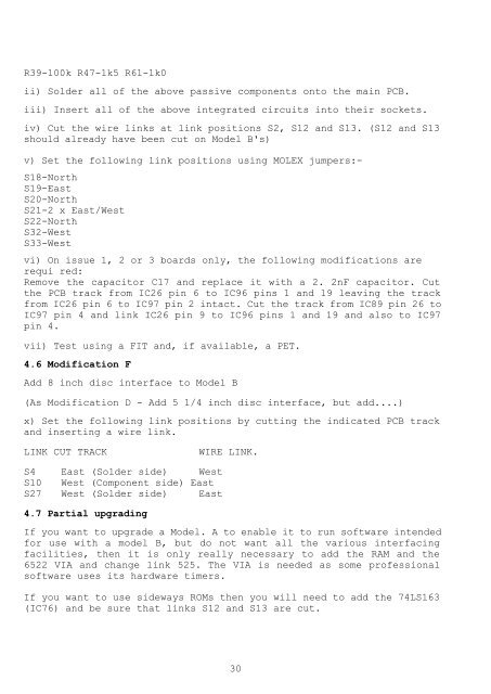 BBC Microcomputer Service Manual Oct 1985 Section 1 BBC Micro ...