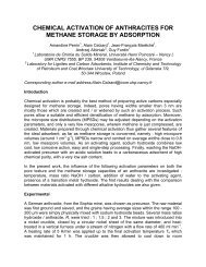 chemical activation of anthracites for methane storage by adsorption