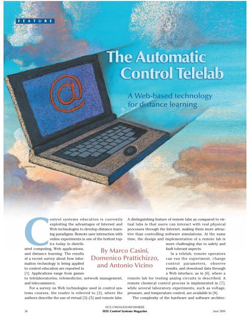 Control Systems Magazine, IEEE - IEEE Xplore