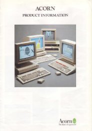APP218 Acorn Product Information 2nd Edition July 1989