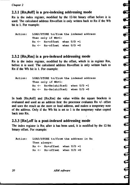 ARM Software reference manual