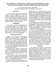 High Thermal Conductivity Mesophase Pitch-Derived Carbon Foams