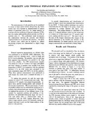 1997: Porosity and thermal expansion of calcined cokes - CARBON ...