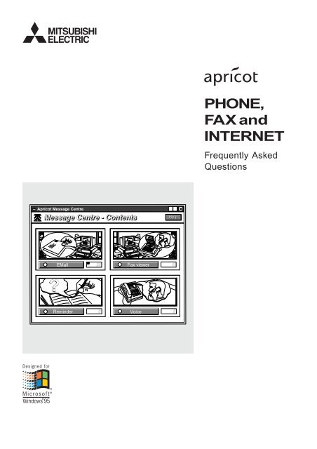 Phone, Fax and Internet FAQs - ACT/Apricot