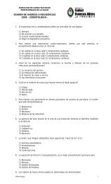 EXAMEN DE INGRESO A RESIDENCIAS 2008 – ODONTOLOGÍA -