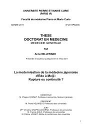 THESE DOCTORAT EN MEDECINE - CMGE - UPMC