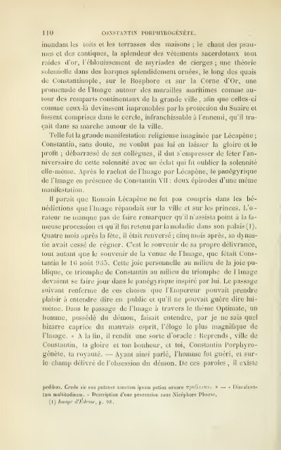 L'Empire grec au dixième siècle; Constantin ... - mura di tutti