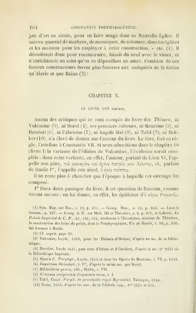 L'Empire grec au dixième siècle; Constantin ... - mura di tutti