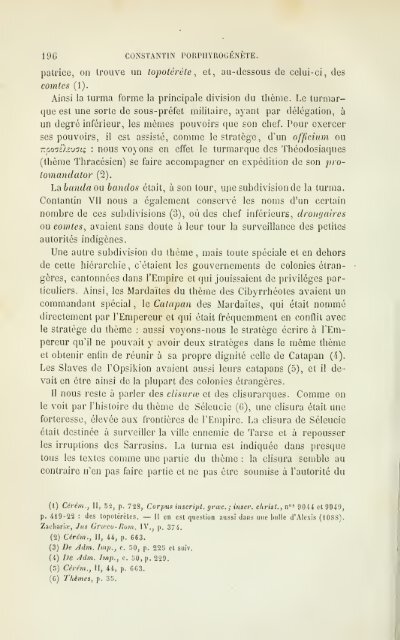 L'Empire grec au dixième siècle; Constantin ... - mura di tutti