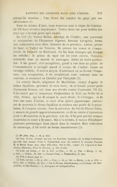 L'Empire grec au dixième siècle; Constantin ... - mura di tutti