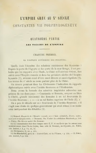 L'Empire grec au dixième siècle; Constantin ... - mura di tutti