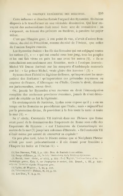 L'Empire grec au dixième siècle; Constantin ... - mura di tutti